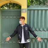 0720 - HÀNG CHÍNH HÃNG - ÁO KHOÁC BÓNG CHÀY VARSITY MARTINY X MLB NEW YORK MÀU XANH NAVY 2022 - *NAVY* 