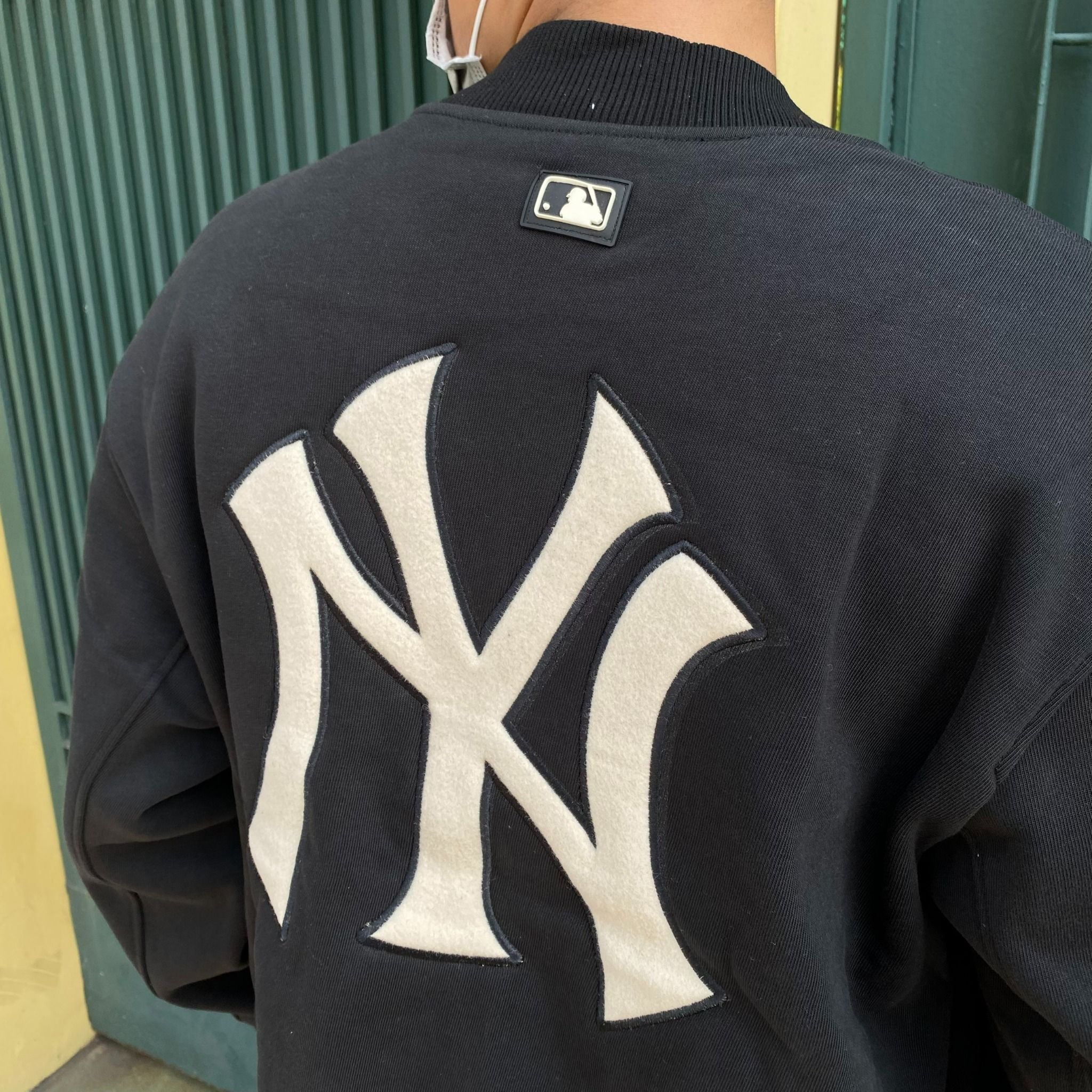 Áo Khoác Đệm Bông MLB New York Yankees 3APDB012650BKS Màu Đen