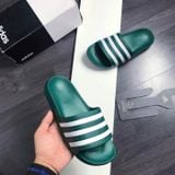  0721 - HÀNG CHÍNH HÃNG - DÉP ĐÚC ADIDAS ADILETTE AQUA SLIDE MÀU XANH LÁ SỌC TRẮNG - *GREEN/WHITE* - CODE: F35537 