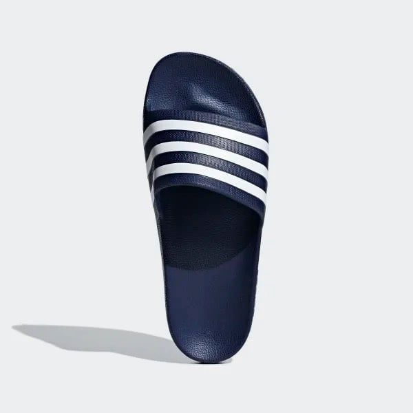  0722 - HÀNG CHÍNH HÃNG - DÉP ĐÚC ADIDAS AQUA SLIDE - MÀU XANH NAVY SỌC TRẮNG - *NAVY/WHITE* - CODE: F35542 