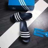  0722 - HÀNG CHÍNH HÃNG - DÉP ĐÚC ADIDAS AQUA SLIDE - MÀU XANH NAVY SỌC TRẮNG - *NAVY/WHITE* - CODE: F35542 