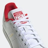  0746 - HÀNG CHÍNH HÃNG - GIÀY ADIDAS STAN SMITH MÀU TRẮNG LÓT ĐỎ - *WHITE/RED* - CODE: GX4463 