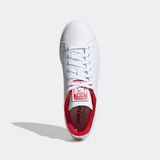  0746 - HÀNG CHÍNH HÃNG - GIÀY ADIDAS STAN SMITH MÀU TRẮNG LÓT ĐỎ - *WHITE/RED* - CODE: GX4463 