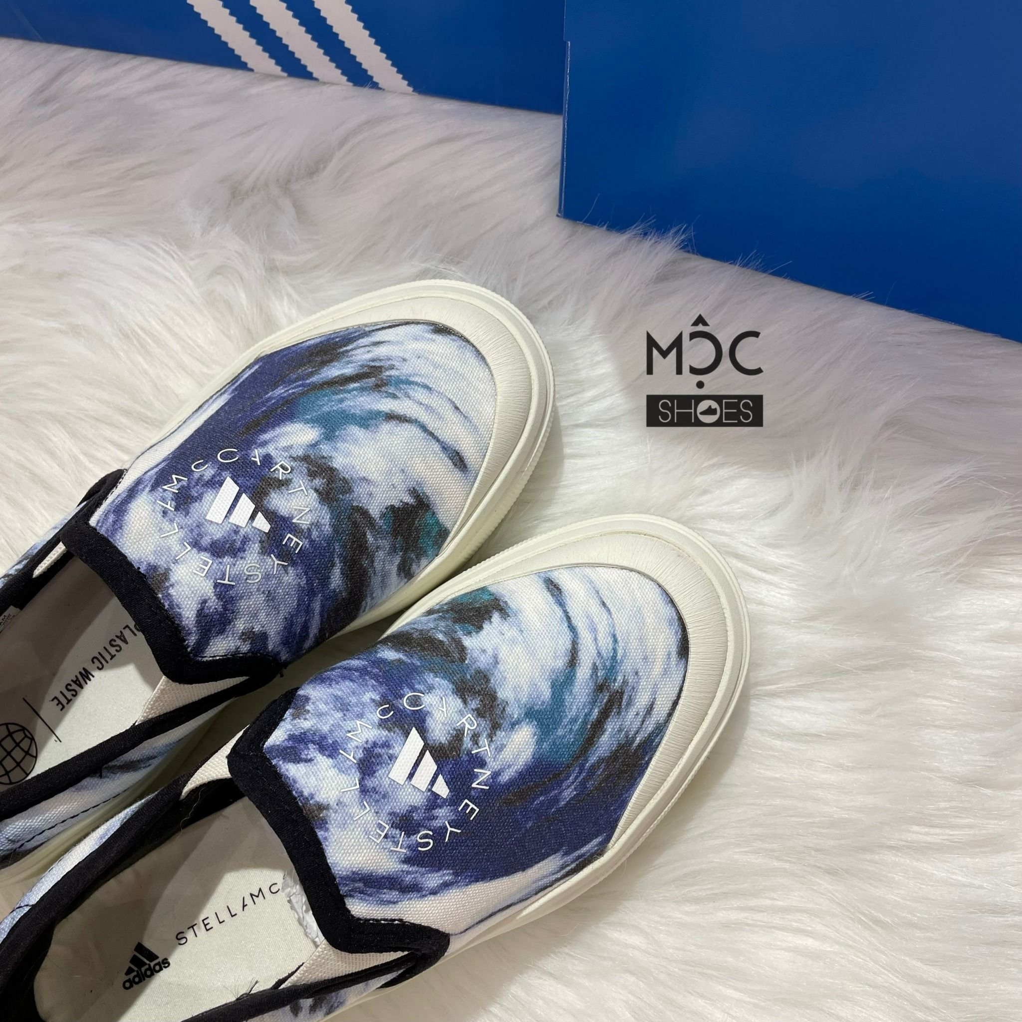  0781 - HÀNG CHÍNH HÃNG - GIÀY ADIDAS SLIP ON X STELLA McCARTNEY 'SKY GALAXY' MÀU TÍM 2022 - *PURPLE* - CODE: IG7076 