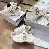  0794 - HÀNG CHÍNH HÃNG - GIÀY TRẺ EM MLB KID MONOGRAM MÀU BE NÂU - *BEIGE* - CODE: 7ASHCM11N 