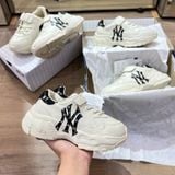  0795 - HÀNG CHÍNH HÃNG - GIÀY TRẺ EM MLB KID MONOGRAM MÀU BE ĐEN - *BLACK* - CODE: 7ASHCM11N 