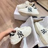  0795 - HÀNG CHÍNH HÃNG - GIÀY TRẺ EM MLB KID MONOGRAM MÀU BE ĐEN - *BLACK* - CODE: 7ASHCM11N 