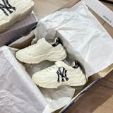  0795 - HÀNG CHÍNH HÃNG - GIÀY TRẺ EM MLB KID MONOGRAM MÀU BE ĐEN - *BLACK* - CODE: 7ASHCM11N 