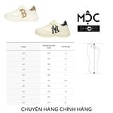  0795 - HÀNG CHÍNH HÃNG - GIÀY TRẺ EM MLB KID MONOGRAM MÀU BE ĐEN - *BLACK* - CODE: 7ASHCM11N 