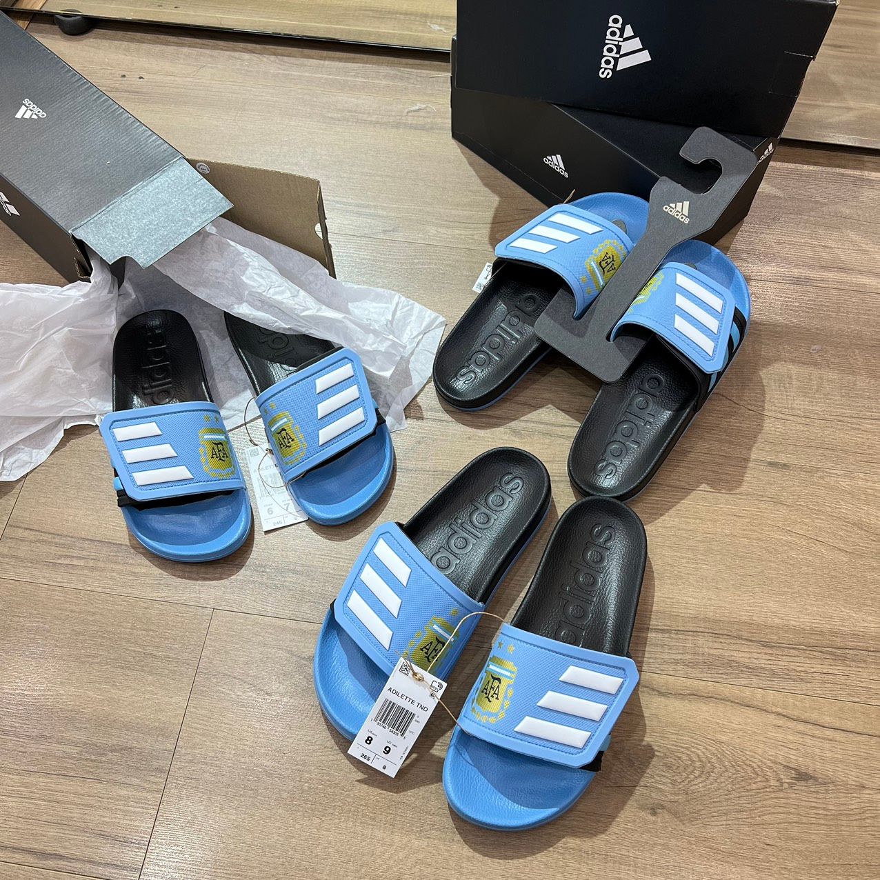 0801 - HÀNG CHÍNH HÃNG - DÉP QUAI NGANG ADIDAS ADILETTE TND MÀU XANH D –  MỘC SHOES