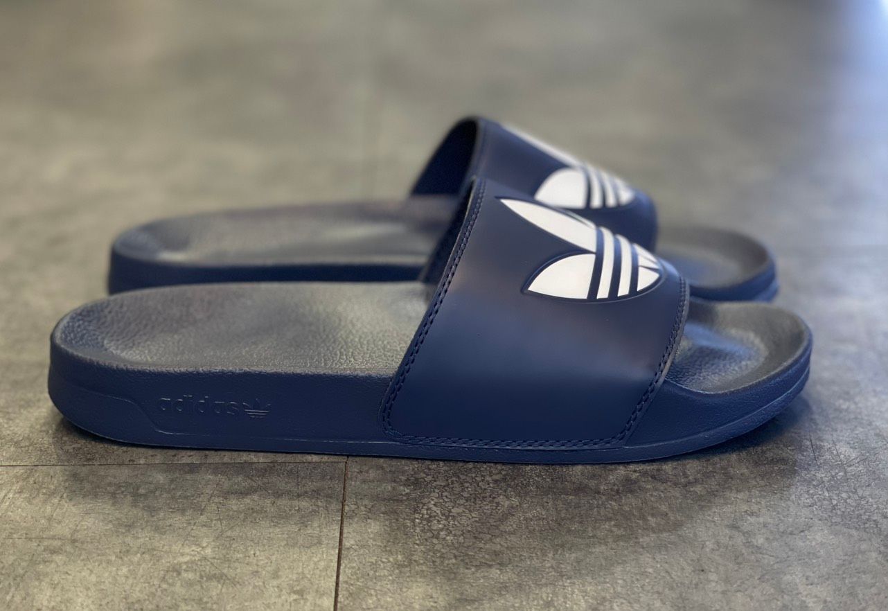  0799 - HÀNG CHÍNH HÃNG - DÉP ADIDAS ADILLETE SHOWER CỎ BA LÁ LITE MÀU NAVY - *NAVY* - CODE: GU8299 