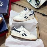  0828 - HÀNG CHÍNH HÃNG - GIÀY REEBOK CLUB MEMT 'CHALK VECTOR NAVY' - *CREAM/NAVY* - CODE: GW0102 - (5080) 