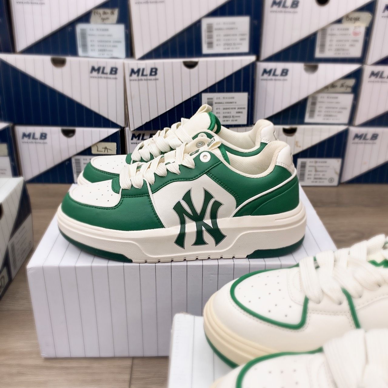 MLB Chunky Liner LGray Low Hàng Chính Hãng Giá Rẻ #6 MLB Chunky Liner LGray Low Hàng Chính Hãng Giá Rẻ