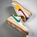  0827 - HÀNG CHÍNH HÃNG - GIÀY NIKE AIR FORCE 1 SHADOW ‘MULTI COLOR’ MÀU VÀNG VINTAGE - CODE: CI0919-118 