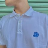  0833 - HÀNG CHÍNH HÃNG - ÁO POLO NEW ERA LOGO NÓN *MÀU TRẮNG* - CODE: 13113670 