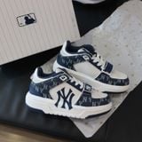  0838 - HÀNG CHÍNH HÃNG - GIÀY MLB CHUNKY LINER MID MONOGRAM MÀU XANH NAVY - *NAVY/WHITE* - CODE: 3ASXLM13N 