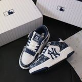  0838 - HÀNG CHÍNH HÃNG - GIÀY MLB CHUNKY LINER MID MONOGRAM MÀU XANH NAVY - *NAVY/WHITE* - CODE: 3ASXLM13N 