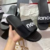  0847 - HÀNG CHÍNH HÃNG - DÉP QUAI DÁN NEW BALANCE MÀU ĐEN CHỮ TRẮNG - *BLACK* - CODE: SDL230BK 