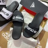  0847 - HÀNG CHÍNH HÃNG - DÉP QUAI DÁN NEW BALANCE MÀU ĐEN CHỮ TRẮNG - *BLACK* - CODE: SDL230BK 