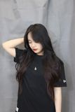  0976 - HÀNG CHÍNH HÃNG - ÁO THUN NEW ERA - LA LOGO CHÌM ĐEN - CODE: 13731452 