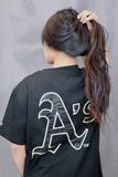  0887 - HÀNG CHÍNH HÃNG - ÁO THUN NEW ERA  -  AS LOGO * CHÌM ĐEN *  CODE :13731450 