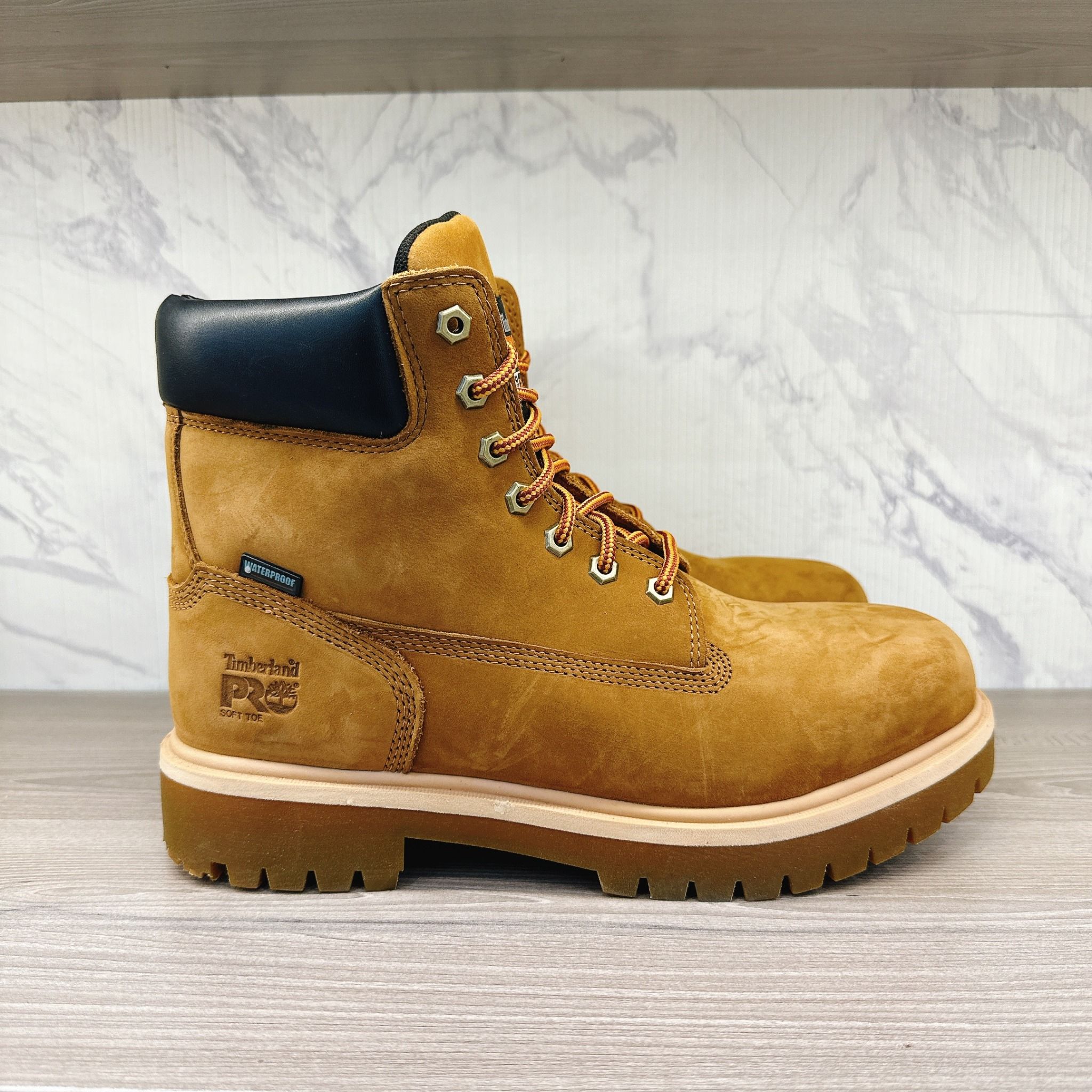  0901 - HÀNG CHÍNH HÃNG - GIÀY Boot Timberland 6 inch PRO  - CỔ CAO (6INCH) - Màu DA BÒ (ĐẬM) *NUBUCK* 