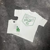  0968 - HÀNG CHÍNH HÃNG - ÁO THUN NEW ERA - LA THÊU GREEN - TRĂNG - CODE : 120046145 