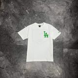  0968 - HÀNG CHÍNH HÃNG - ÁO THUN NEW ERA - LA THÊU GREEN - TRĂNG - CODE : 120046145 