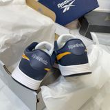  0931 - *CHÍNH HÃNG* - GIÀY REEBOK - ĐẾ BẰNG - NAVY - VÀNG (5427) 