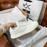  0990 - *CHÍNH HÃNG* GIÀY REEBOK - ĐẾ BẰNG - KEM (CHỮ XANH) - (5443) 