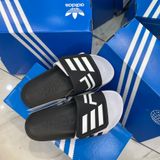  0995 - HÀNG CHÍNH HÃNG - DÉP ADIDAS TND - MÀU ĐEN PHỐI TRẮNG - [Juventus] *CODE: GZ5939* 