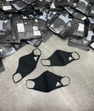  1001 - HÀNG CHÍNH HÃNG - BỘ 3 KHẨU TRANG ADIDAS FACE MASK COVER SIZE M/L - *BLACK* - 2024** - Code: H08837 