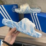  1015 - HÀNG CHÍNH HÃNG - DÉP ADIDAS 22 - BẬC THANG * Xanh Biển Loang Màu * - 