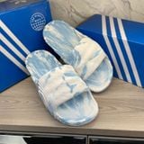  1015 - HÀNG CHÍNH HÃNG - DÉP ADIDAS 22 - BẬC THANG * Xanh Biển Loang Màu * - 