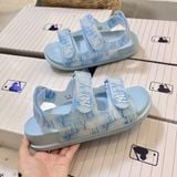  1037 - HÀNG CHÍNH HÃNG -  GIÀY SANDAL MLB - MONOGRAM XANH BIỂN - QUAI NHỰA 