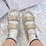  1038 - HÀNG CHÍNH HÃNG -  GIÀY SANDAL MLB - DIA B NÂU - QUAI NHỰA - CODE: 3ASDCSD33-43BGS 