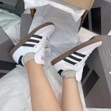  1046 - HÀNG CHÍNH HÃNG - GIÀY ADIDAS SAMBA CLASSIC - WHITE BLACK - * ĐẾ NÂU *CODE : 772109 