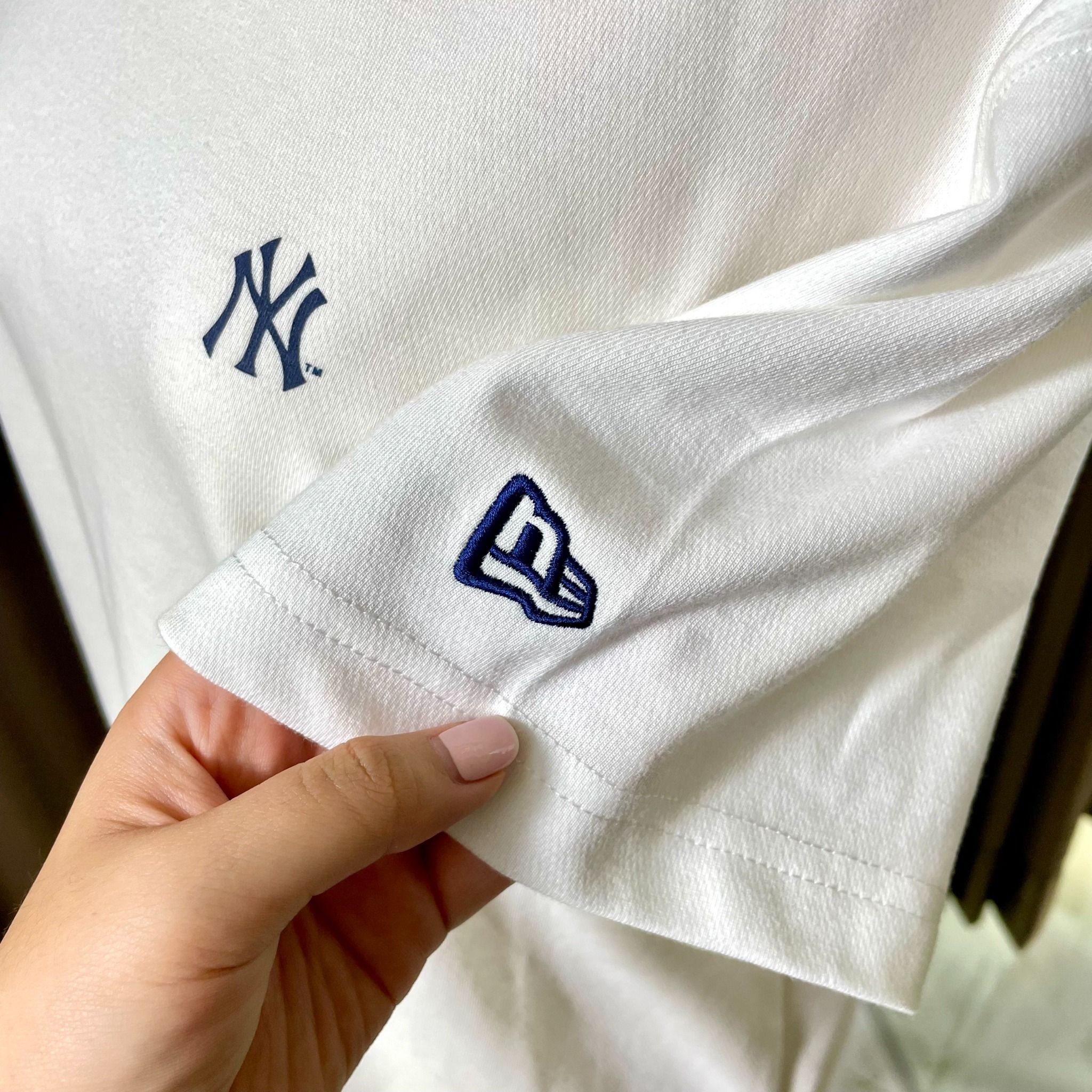  1084 - HÀNG CHÍNH HÃNG - ÁO THUN MLB MỎNG - LOS ANGELES - TRẮNG 