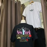  1080 - HÀNG CHÍNH HÃNG - ÁO THUN NEW ERA -  NEW YORK LOGOS BLACK SHORT SLEEVES - ĐEN - CODE: 13470979 