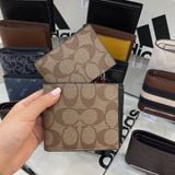  1126 - HÀNG CHÍNH HÃNG - VÍ COACH Nam/Nữ NGẮN 850K - 3 in 1 