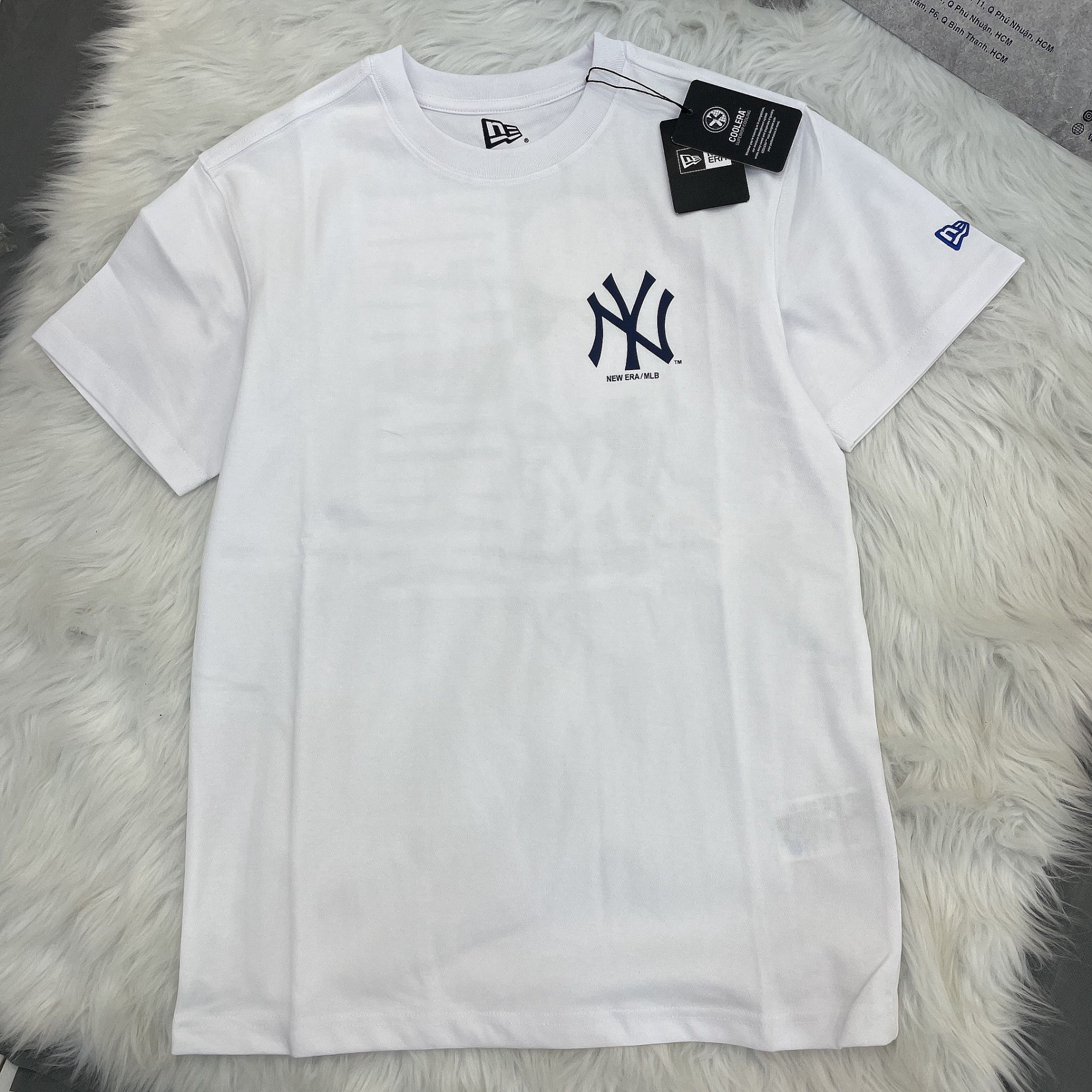  1162 - HÀNG CHÍNH HÃNG - ÁO THUN NEW ERA -  NEW YORK YANKEES ESSENTIALS - TRẮNG  - CODE: 13527258 