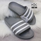  1169 - HÀNG CHÍNH HÃNG - DÉP ADILETTE AQUA SLIDE - XÁM SỌC TRẮNG - CODE: F35538 