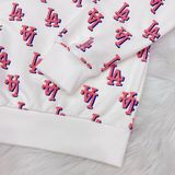 1179 - HÀNG CHÍNH HÃNG - ÁO SWEATER MLB MONOGRAM LOGO OVERFIT LA DODGERS - TRẮNG KEM - CODE: 3AMTM0231 