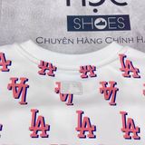  1179 - HÀNG CHÍNH HÃNG - ÁO SWEATER MLB MONOGRAM LOGO OVERFIT LA DODGERS - TRẮNG KEM - CODE: 3AMTM0231 