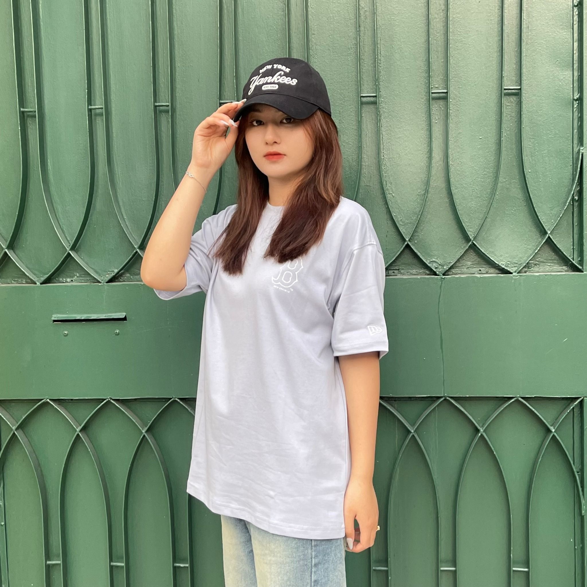  1182 - HÀNG CHÍNH HÃNG - ÁO THUN NEW ERA - PRINTED LOGO B - TÍM - CODE : 13560491 