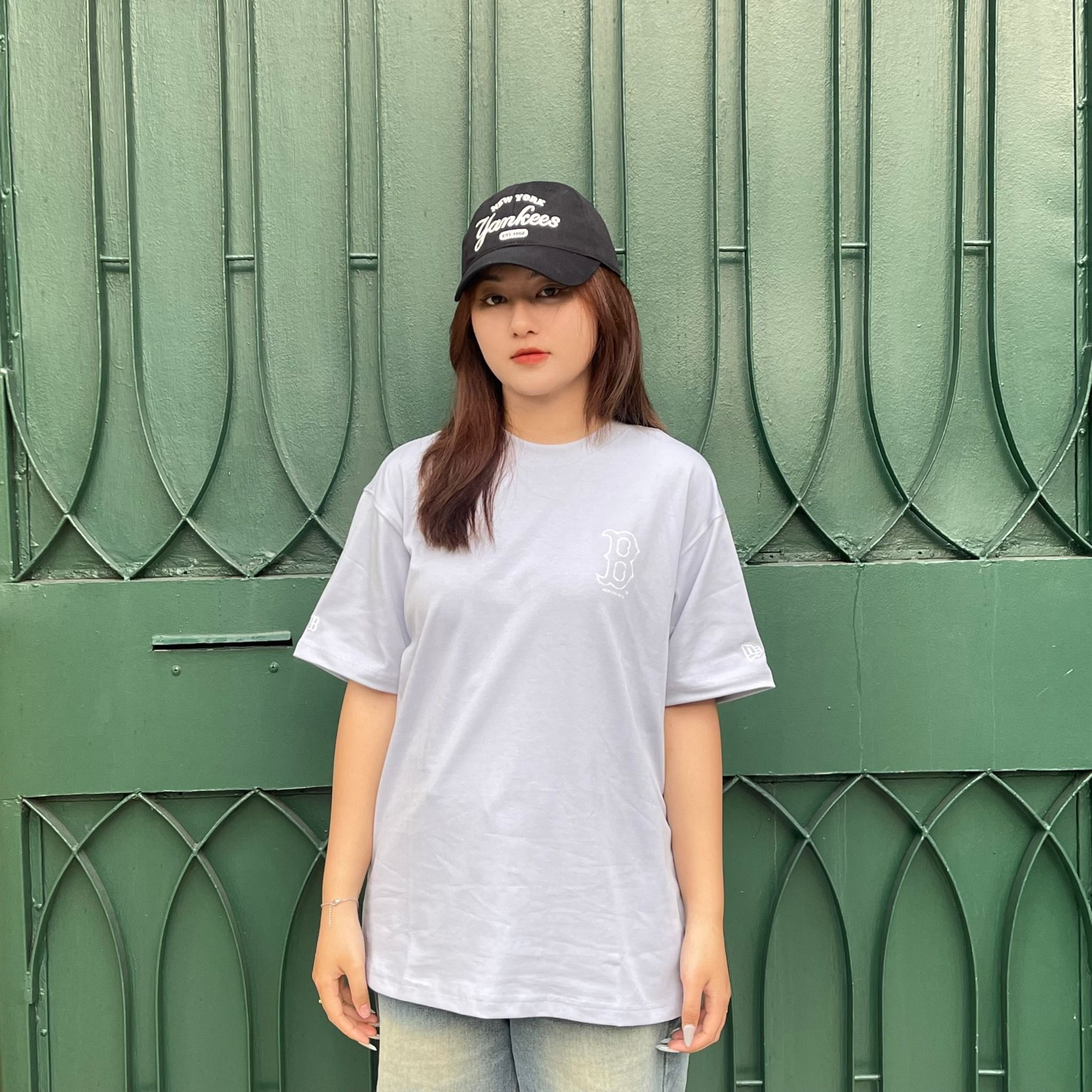  1182 - HÀNG CHÍNH HÃNG - ÁO THUN NEW ERA - PRINTED LOGO B - TÍM - CODE : 13560491 