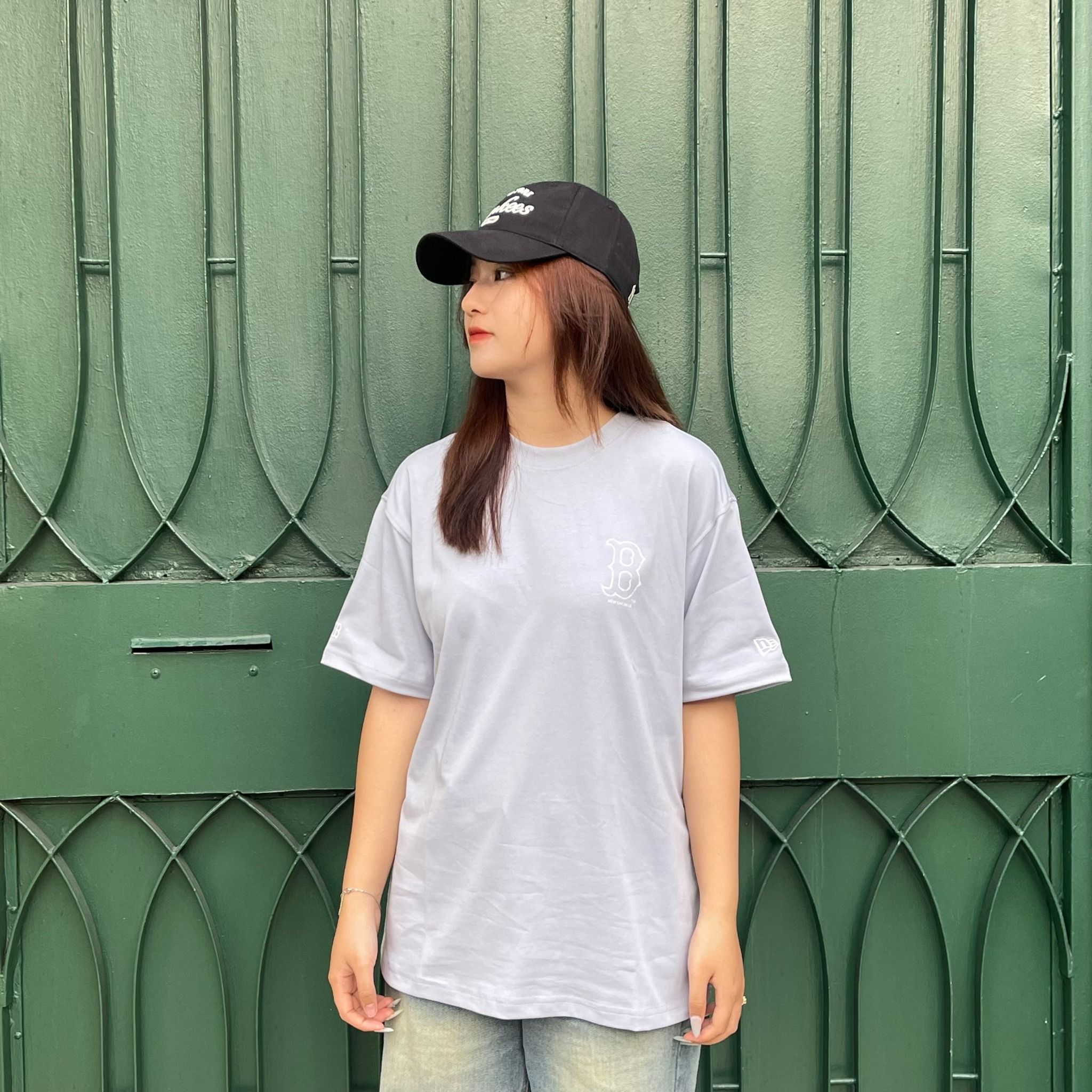  1182 - HÀNG CHÍNH HÃNG - ÁO THUN NEW ERA - PRINTED LOGO B - TÍM - CODE : 13560491 