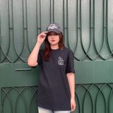  1183 - HÀNG CHÍNH HÃNG - ÁO THUN NEW ERA - PRINTED LOGO LA - ĐEN - CODE : 13565700 