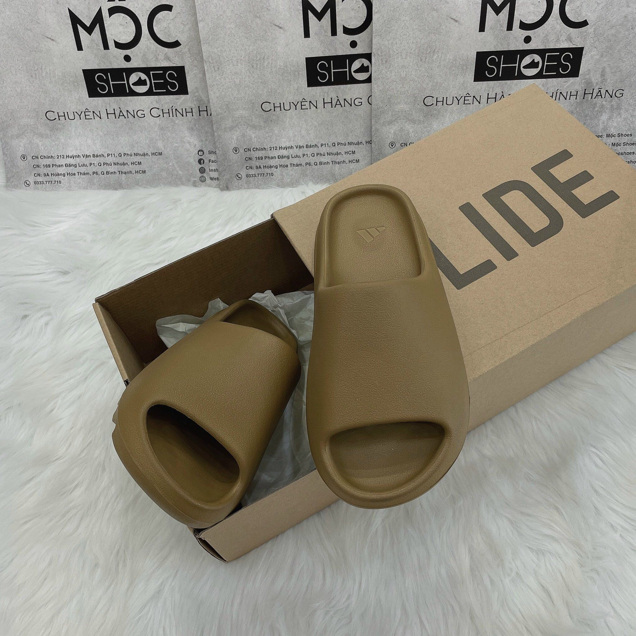  1103 - HÀNG CHÍNH HÃNG - ADIDAS YEEZY SLIDE OCHRE CODE :  GW1931 