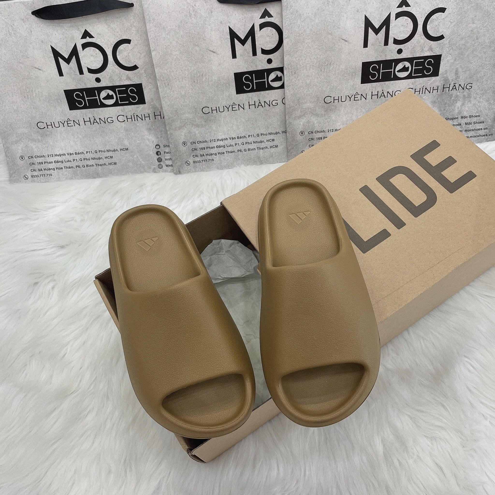  1103 - HÀNG CHÍNH HÃNG - ADIDAS YEEZY SLIDE OCHRE CODE :  GW1931 